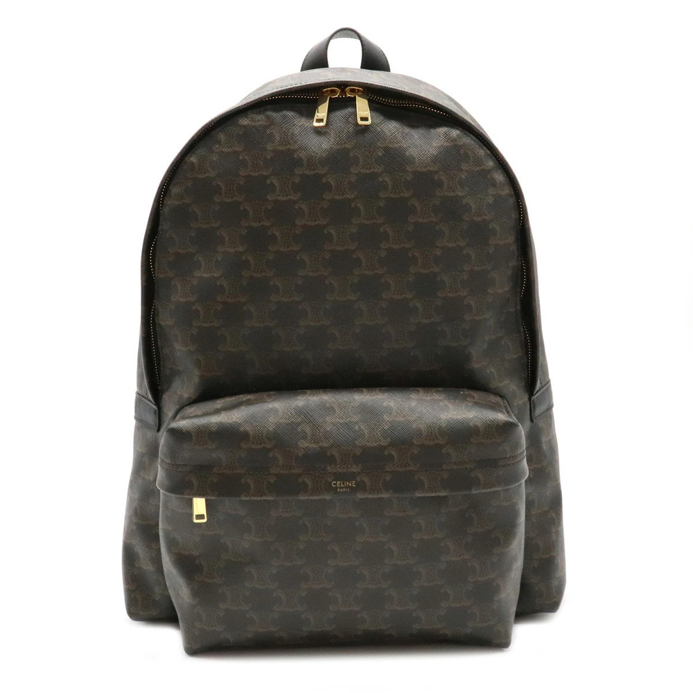 Celine Macadam Backpack Rucksack Leather Black Brown Beige Cream